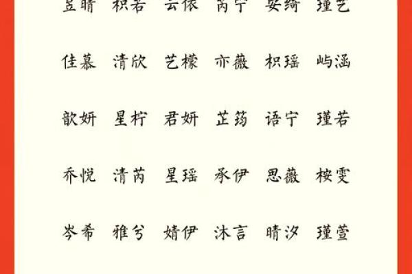 富有诗意的女孩名字推荐