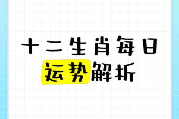 今日十二生肖运势解析：你的运气如何？