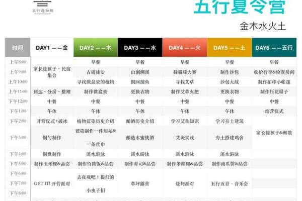 五行的智慧：如何根据五行安排一天的活动