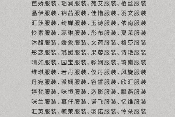 独特服装店名字创意与视觉呈现
