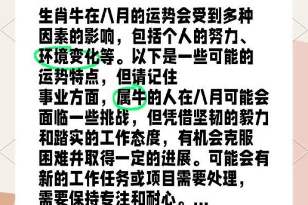 属牛人运程如何，哪些方面需要注意