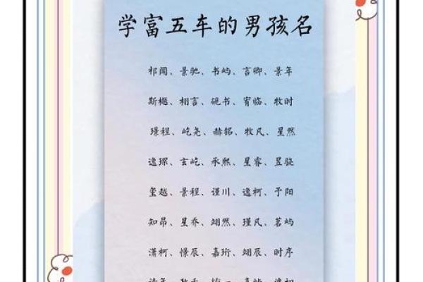 精选五开名字：好听又有个性的名称选择