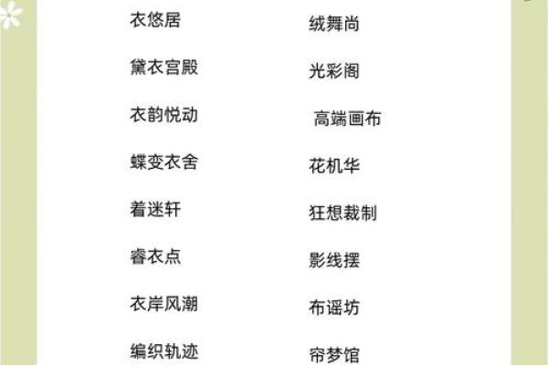 服装店名字的选择技巧，提升客户记忆度