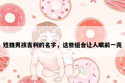 姓魏男孩吉利的名字，这些组合让人眼前一亮